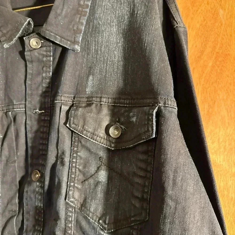 Men’s Vintage RocaWear Denim Blue Jean Jacket Size 48 - Picture 3 of 9